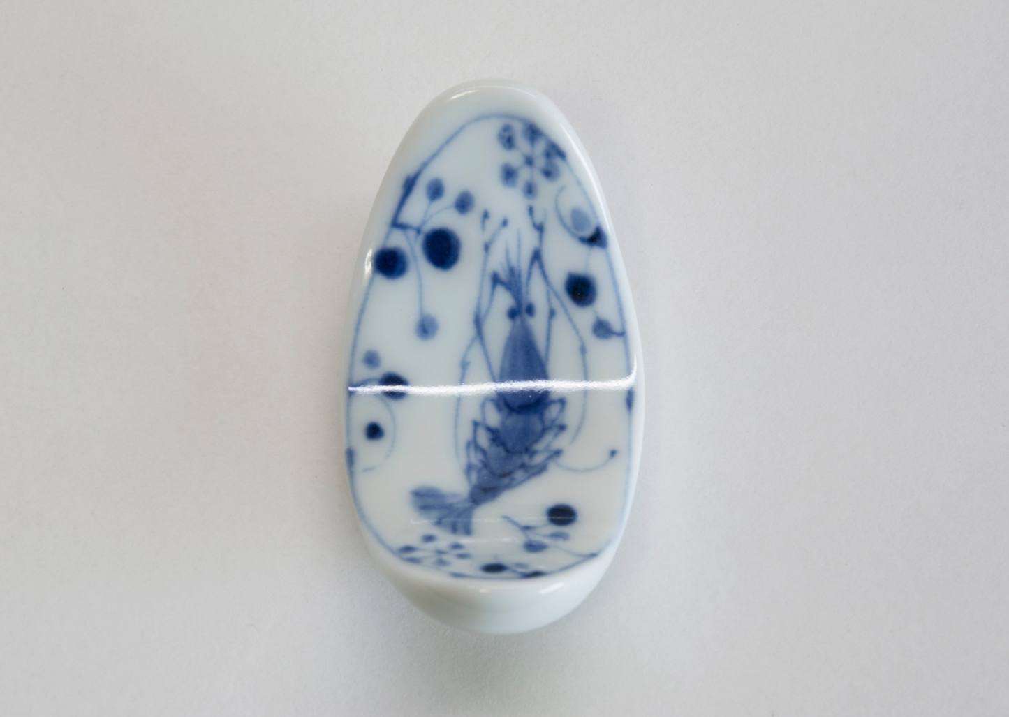 Porcelain Chopstick Rest Oval Koimari-sh by Airindoh ★FREE SHIPPING
