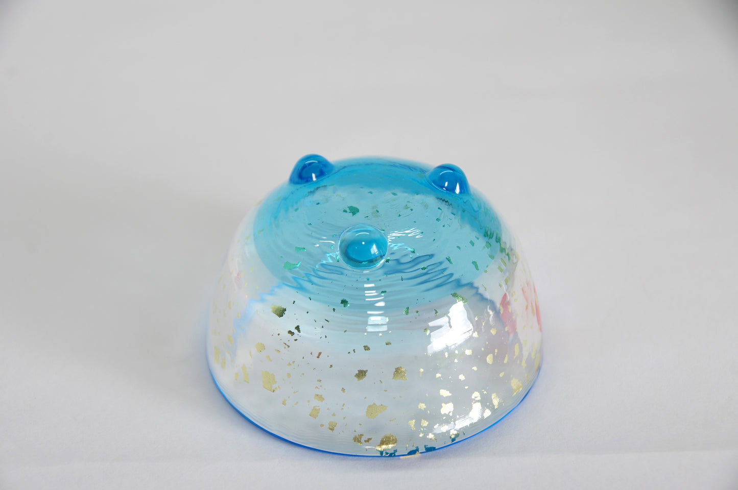 Glass Sake Cup in Five Colors in Tsugaru Vidro Style