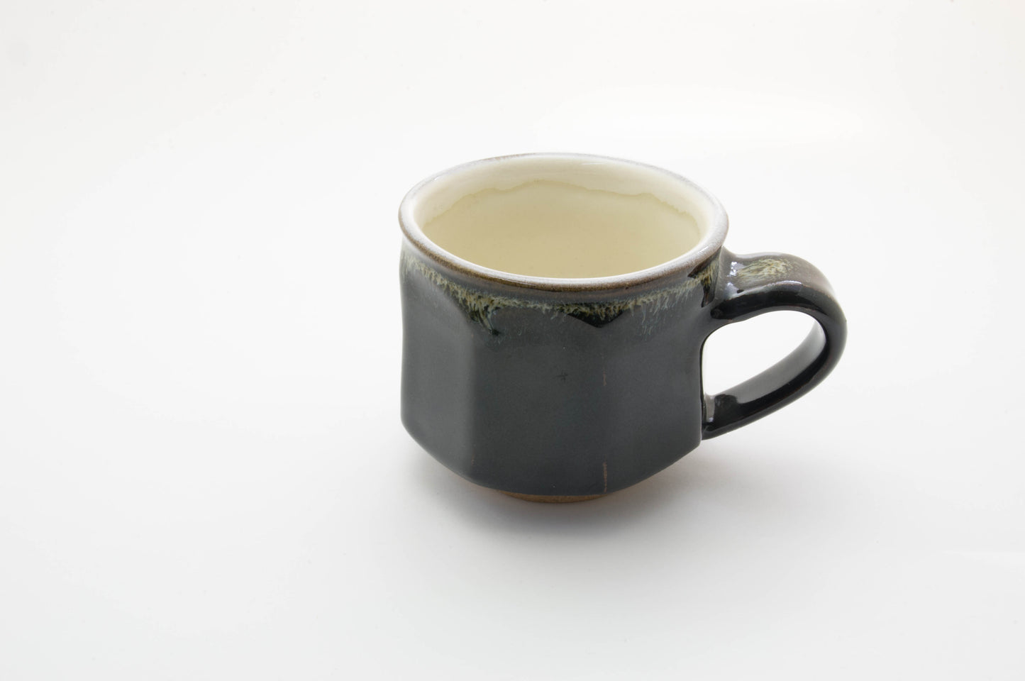 Earthenware Cup and Saucer by Shoyo-gama