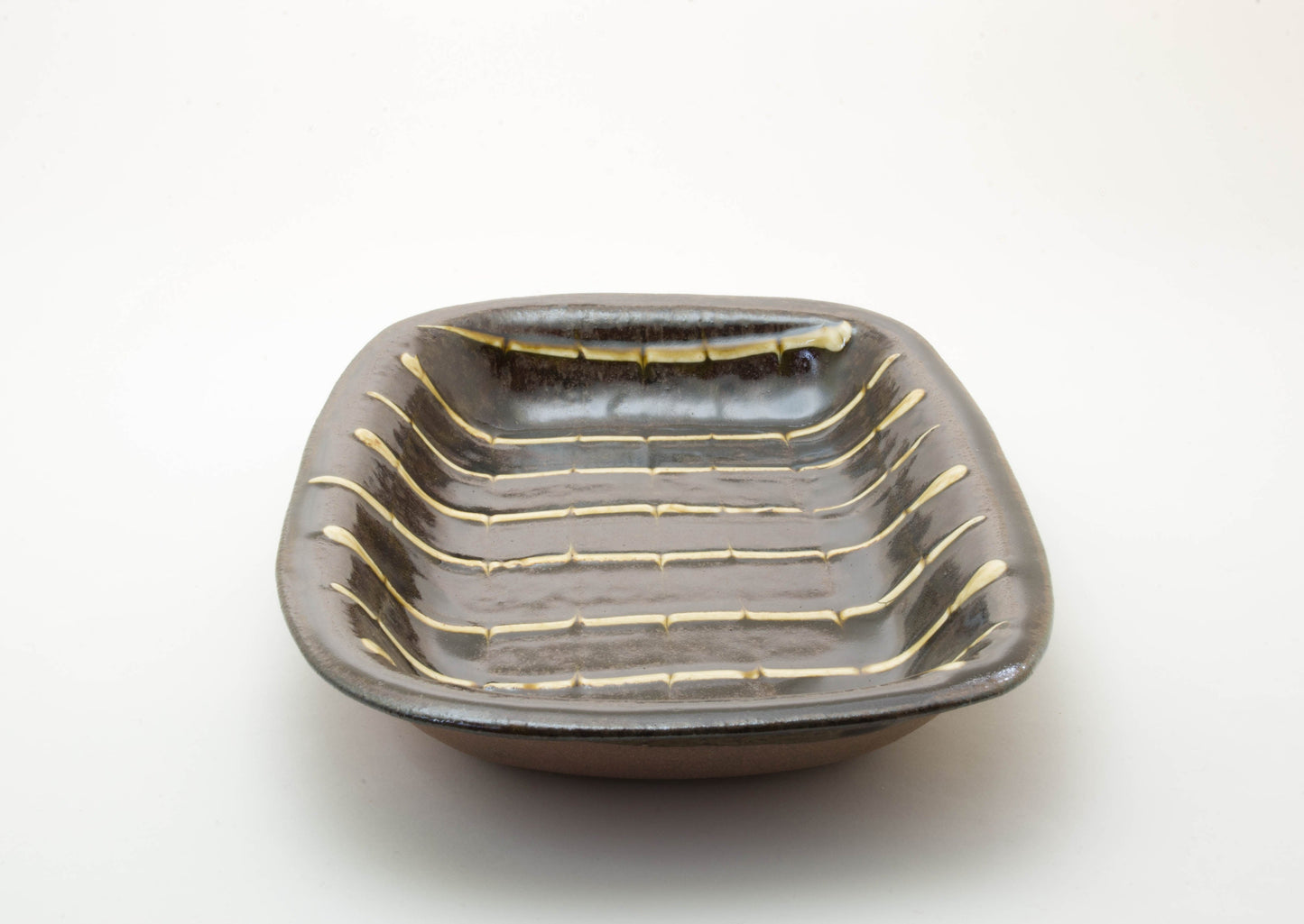 Rectangle Earthenware Plate by Tanso Gama