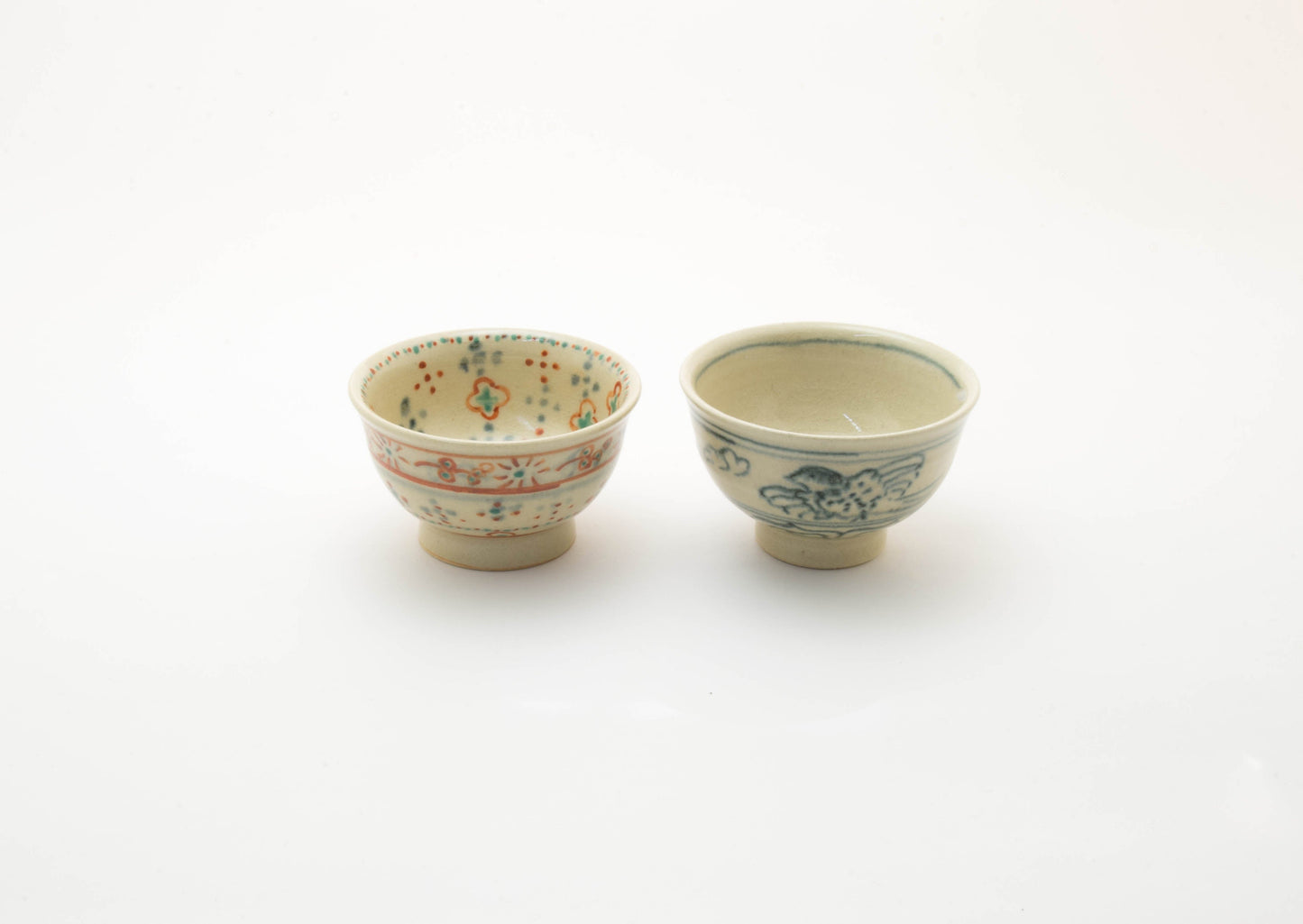 Blue Sake Cup in AnnanStyle Yuki Ando Porcelain