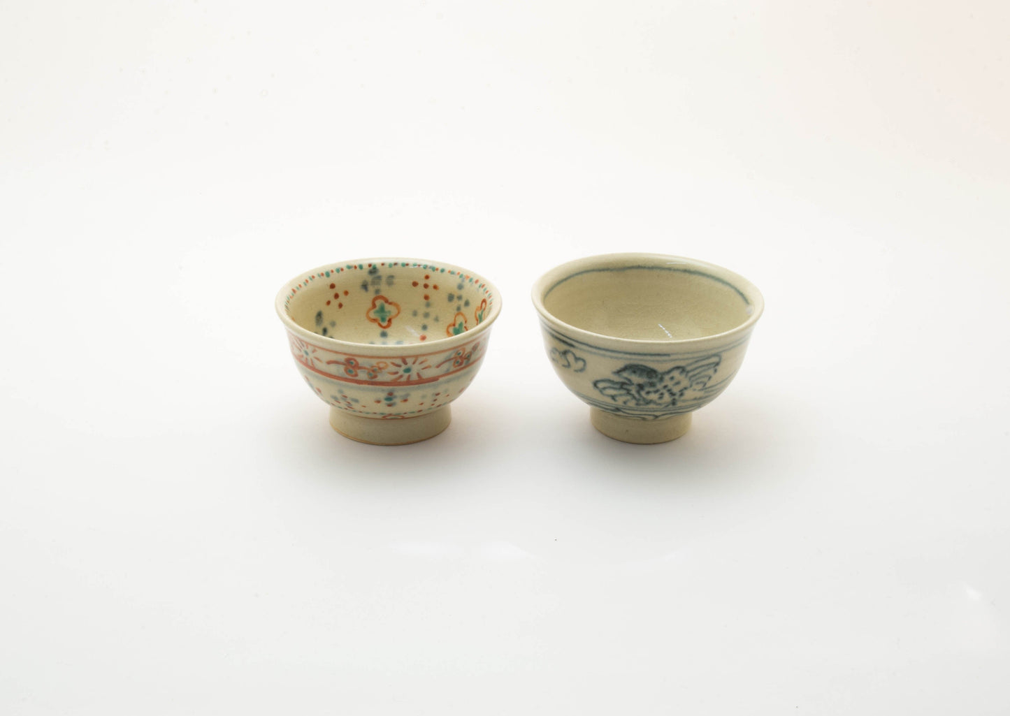 Blue Sake Cup in AnnanStyle Yuki Ando Porcelain