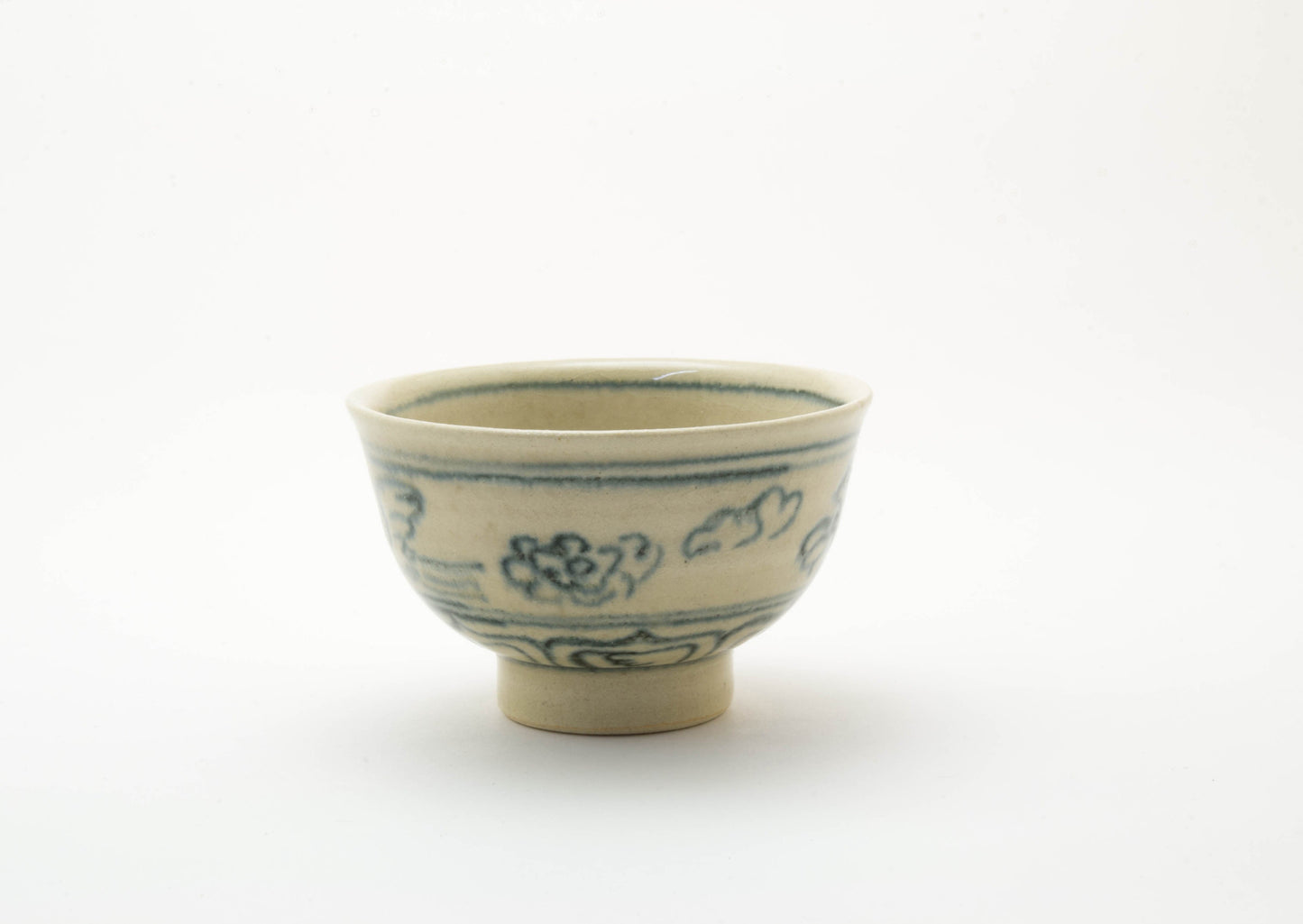 Blue Sake Cup in AnnanStyle Yuki Ando Porcelain