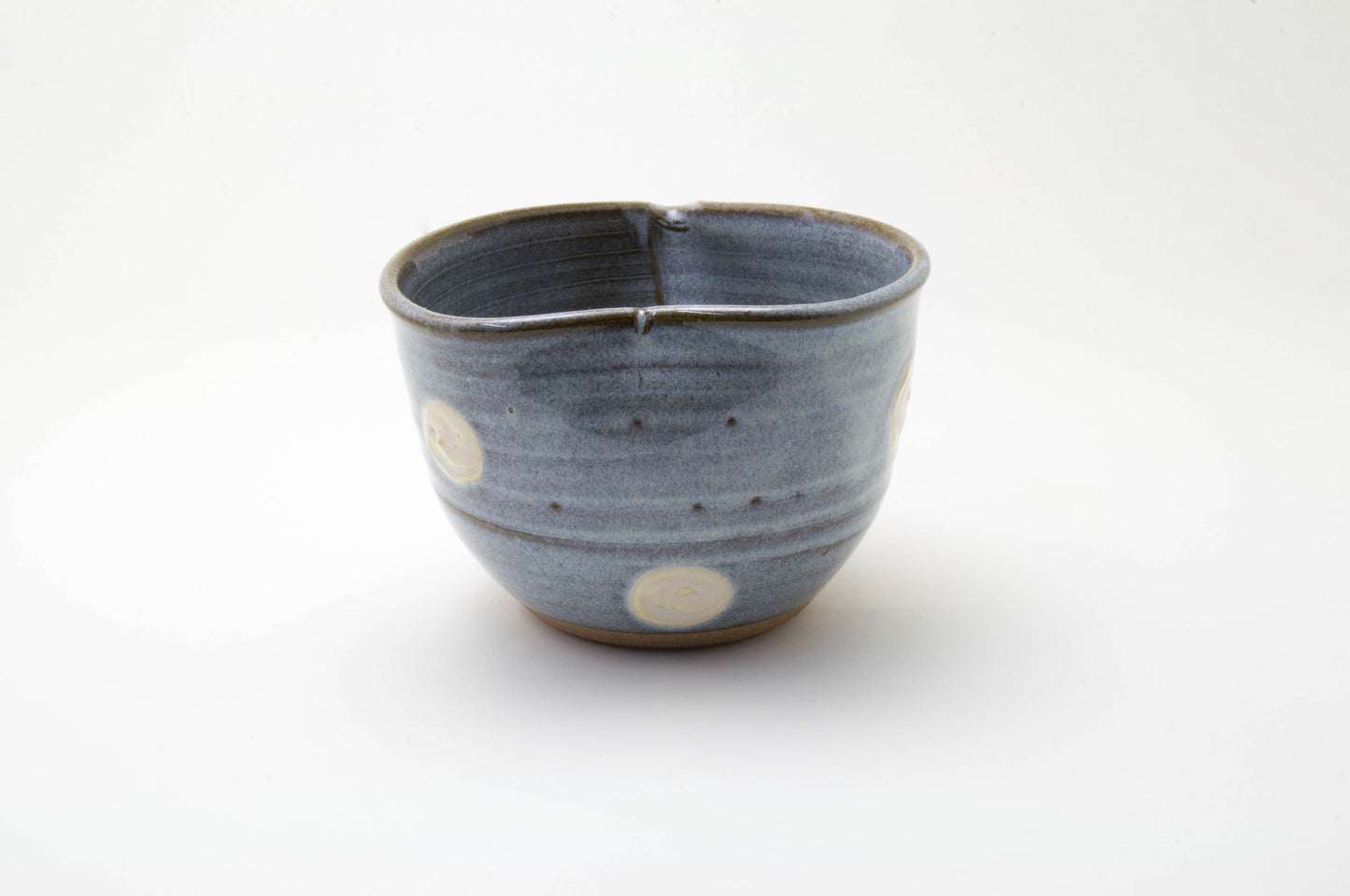 Earthenware Spout Bowl Shaped a Heart by Shoyo-gama