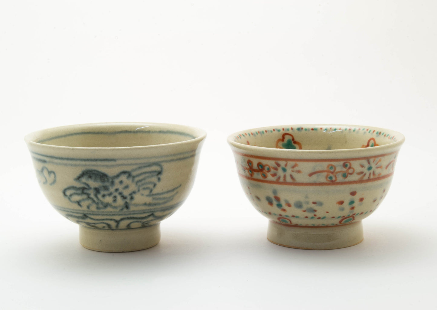 Blue Sake Cup in AnnanStyle Yuki Ando Porcelain