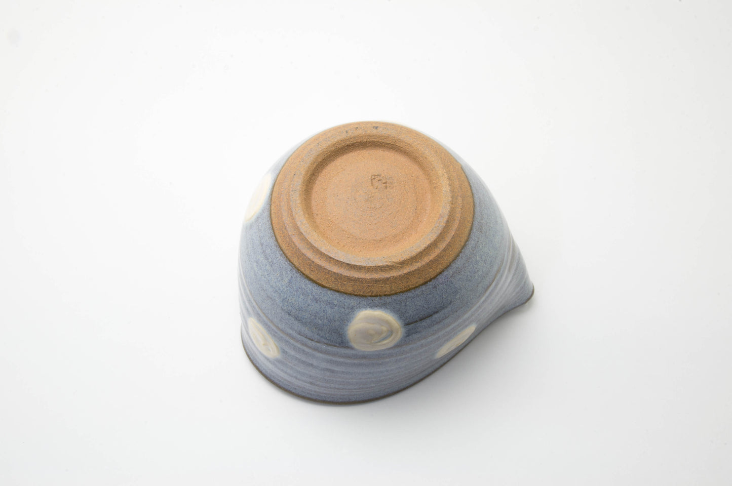 Earthenware Spout Bowl Shaped a Heart by Shoyo-gama