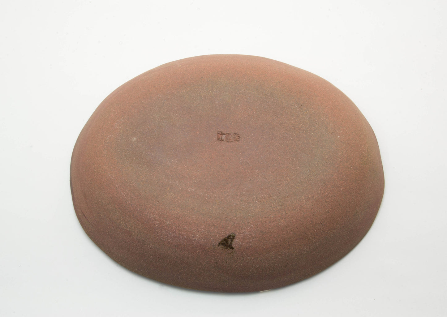 Oval Earthenware Plate by Tanso Gama