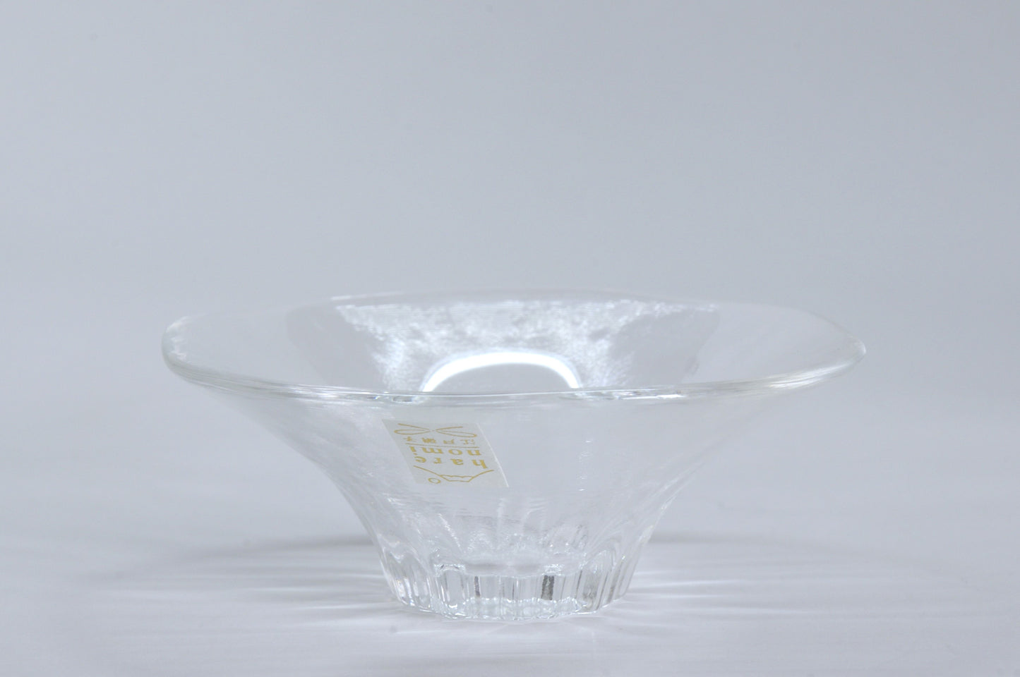 Glass Mt. Fuji Motif Sake Cup by Ishizuka-glass