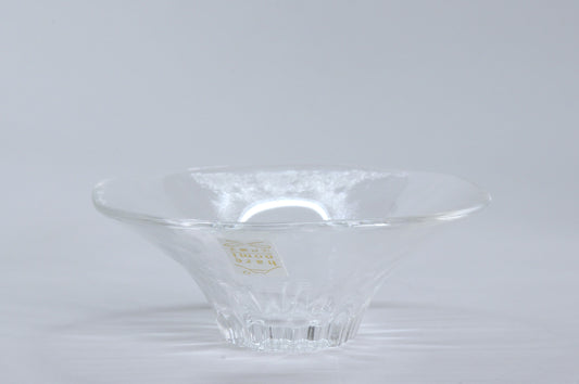 Glass Mt. Fuji Motif Sake Cup by Ishizuka-glass