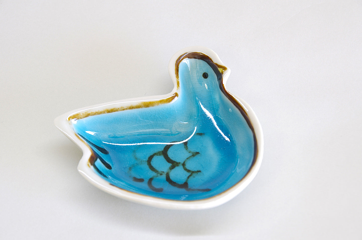 Stoneware Fuji Kutani Sauce Plate [Mamezara]