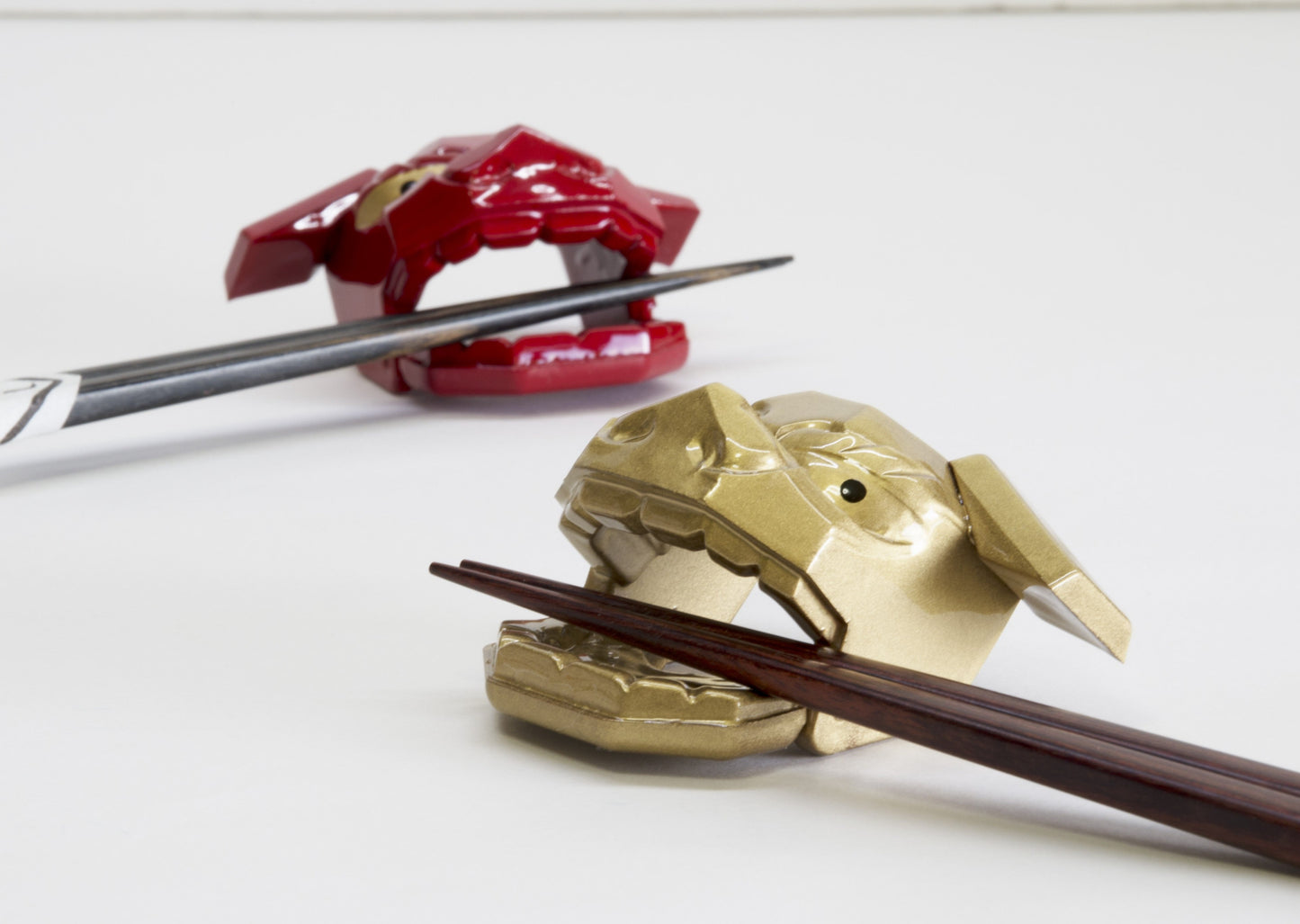 Chopstickrest Shaped Shishi-mai Made by Chida-kohbo