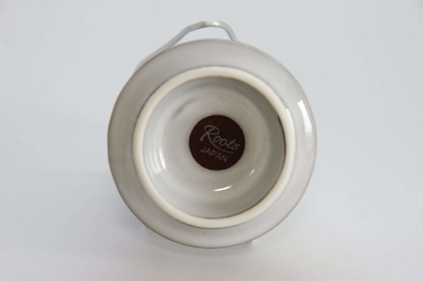 White Glossy Porcelain Tokkuri and Ochoko by Roots Japan