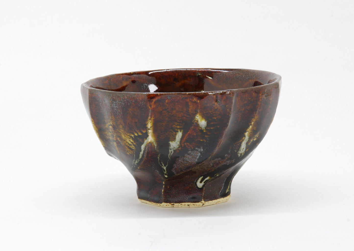 Earthenware Rice Bowl in Two Colors by Nobuya Yoshioka