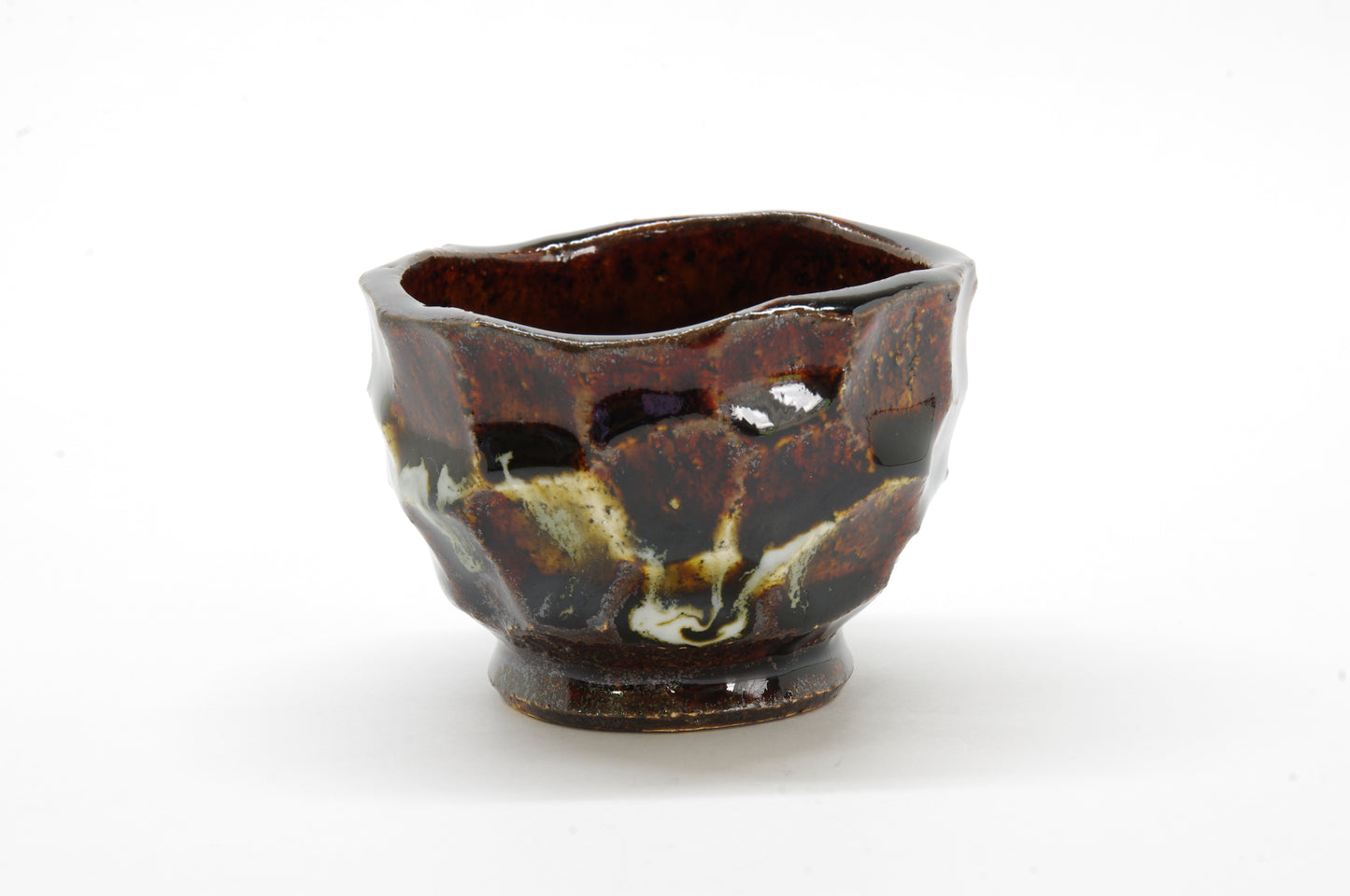 Earthenware Sake Cup by Nobuya Yoshioka