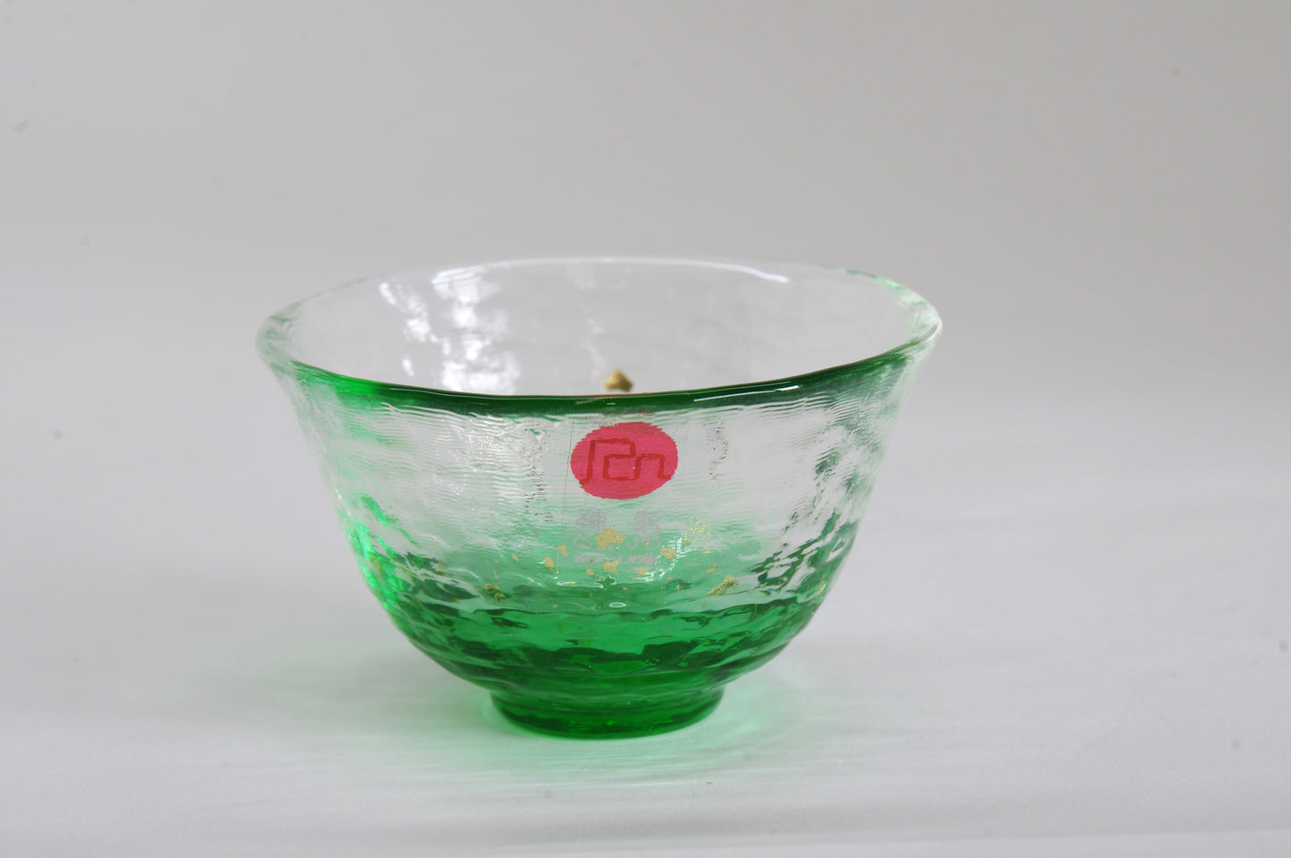 Glass Sake Cup in Five Colors in Tsugaru Vidro Style