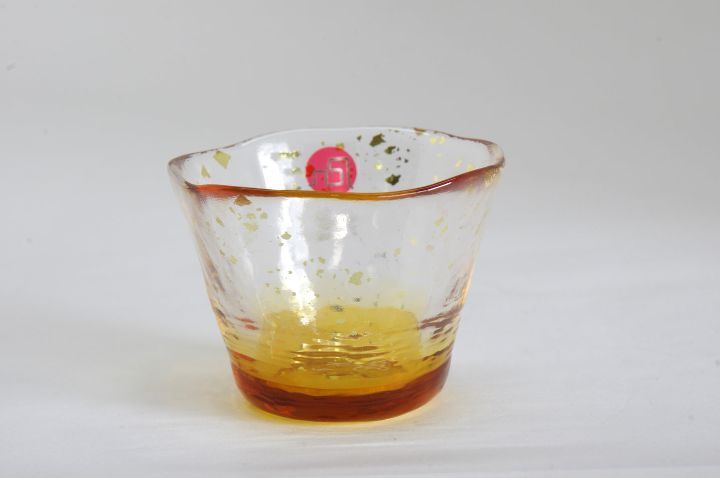 Glass Sake Cup in Five Colors in Tsugaru Vidro Style