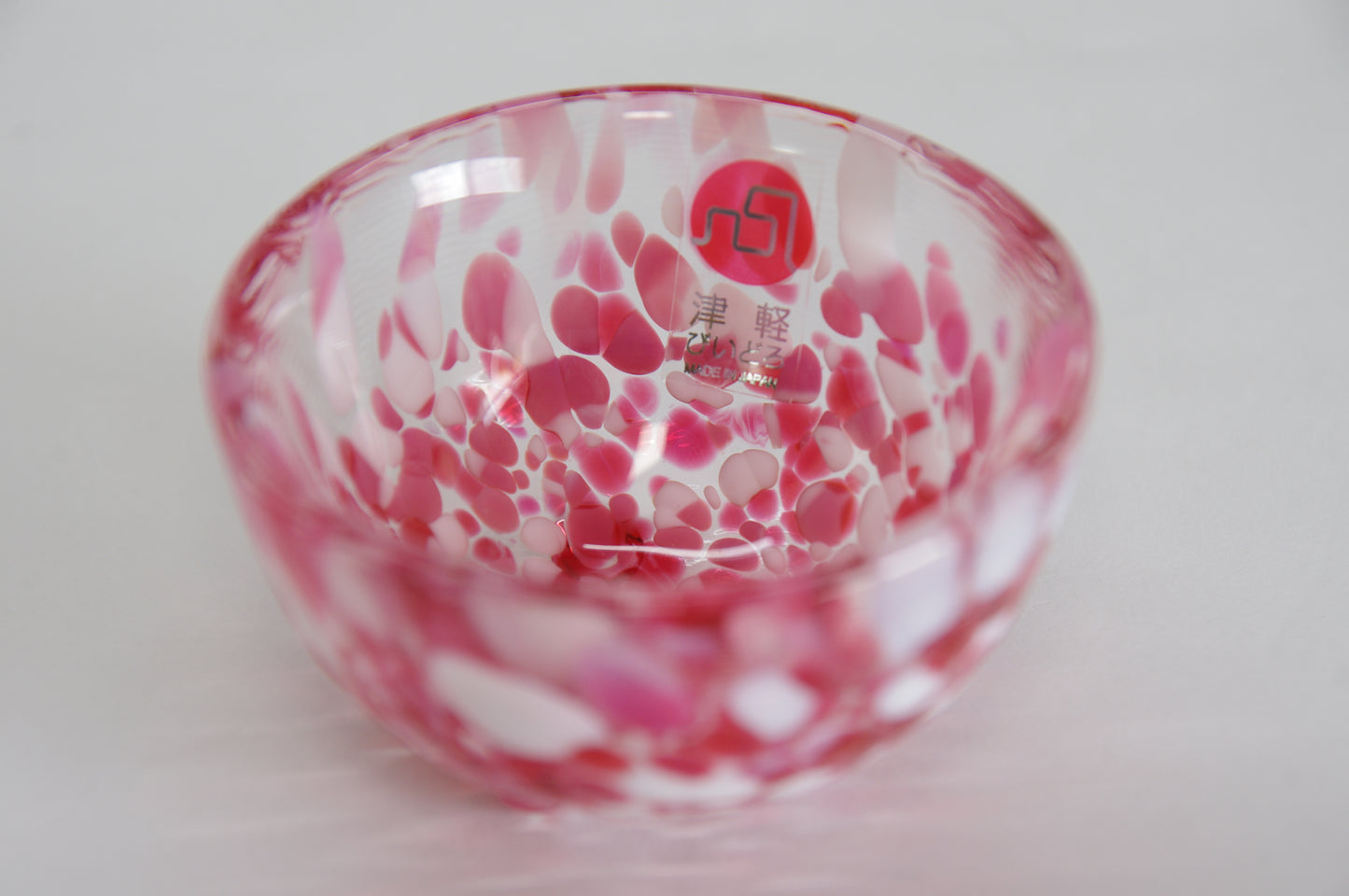 Glass Sake Cup in Five Colors in Tsugaru Vidro Style