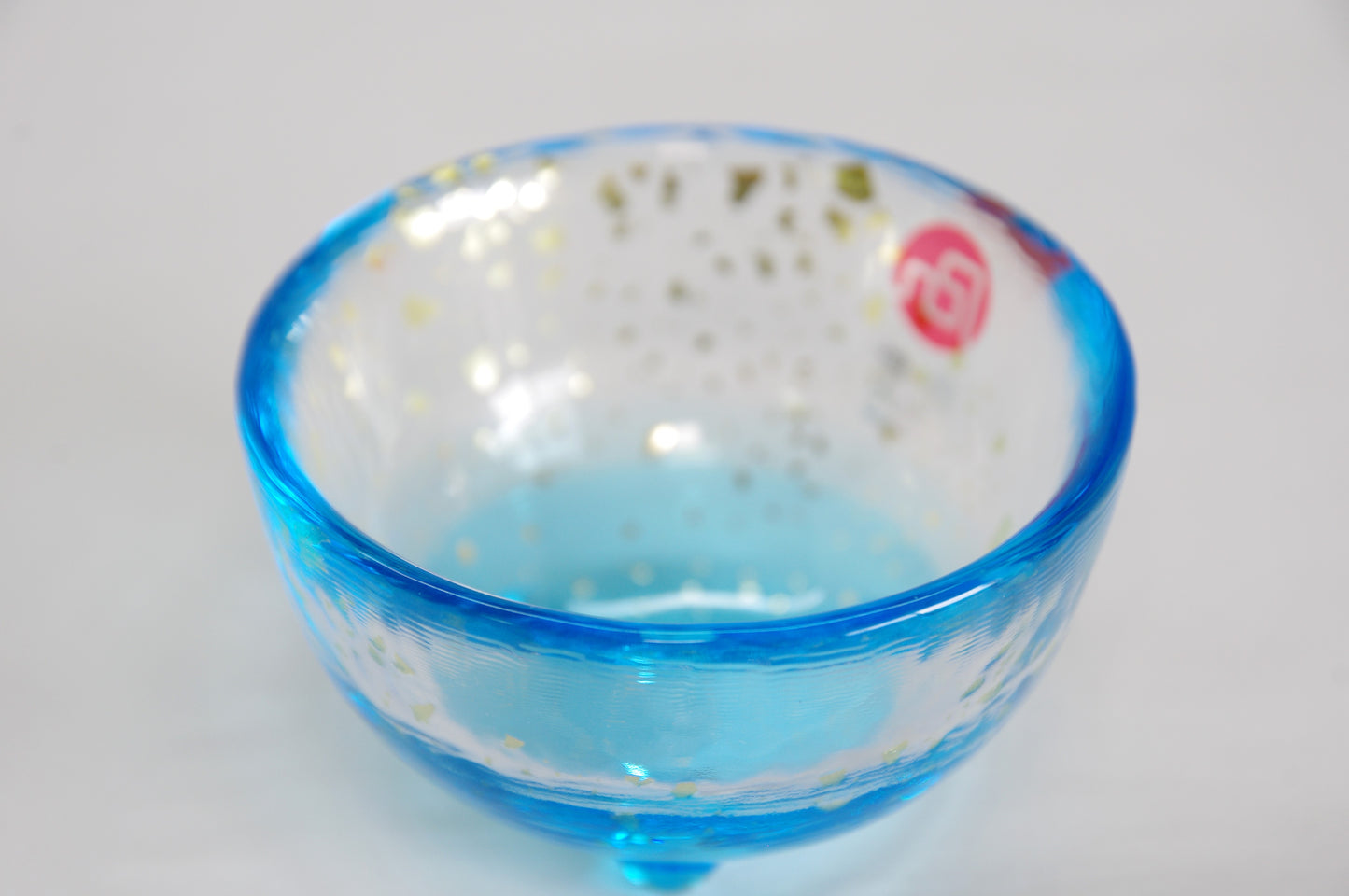 Glass Sake Cup in Five Colors in Tsugaru Vidro Style