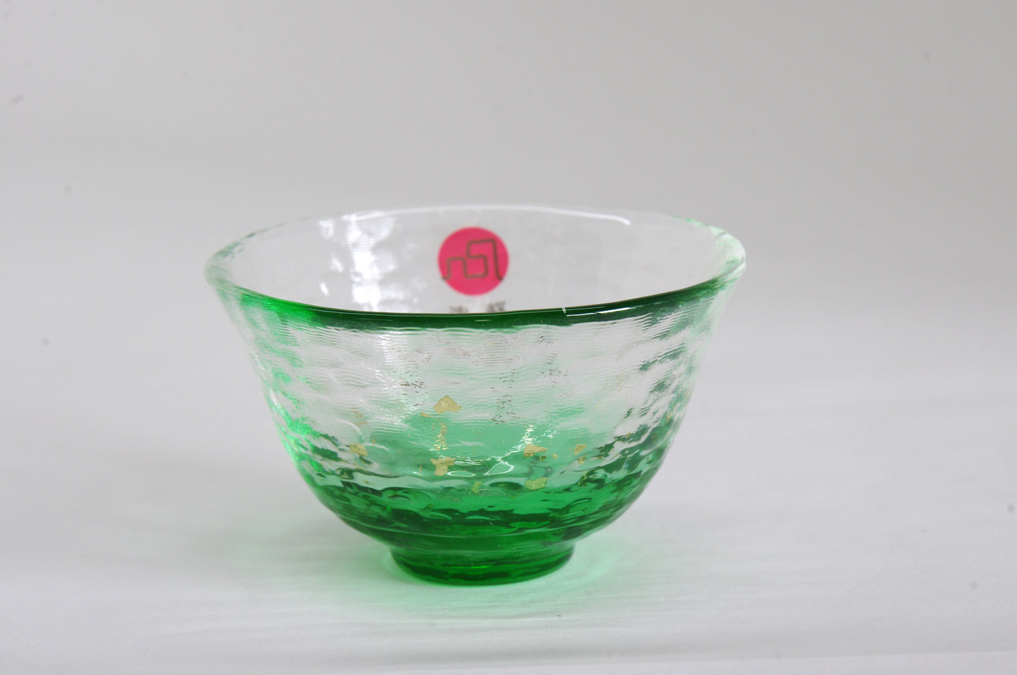 Glass Sake Cup in Five Colors in Tsugaru Vidro Style