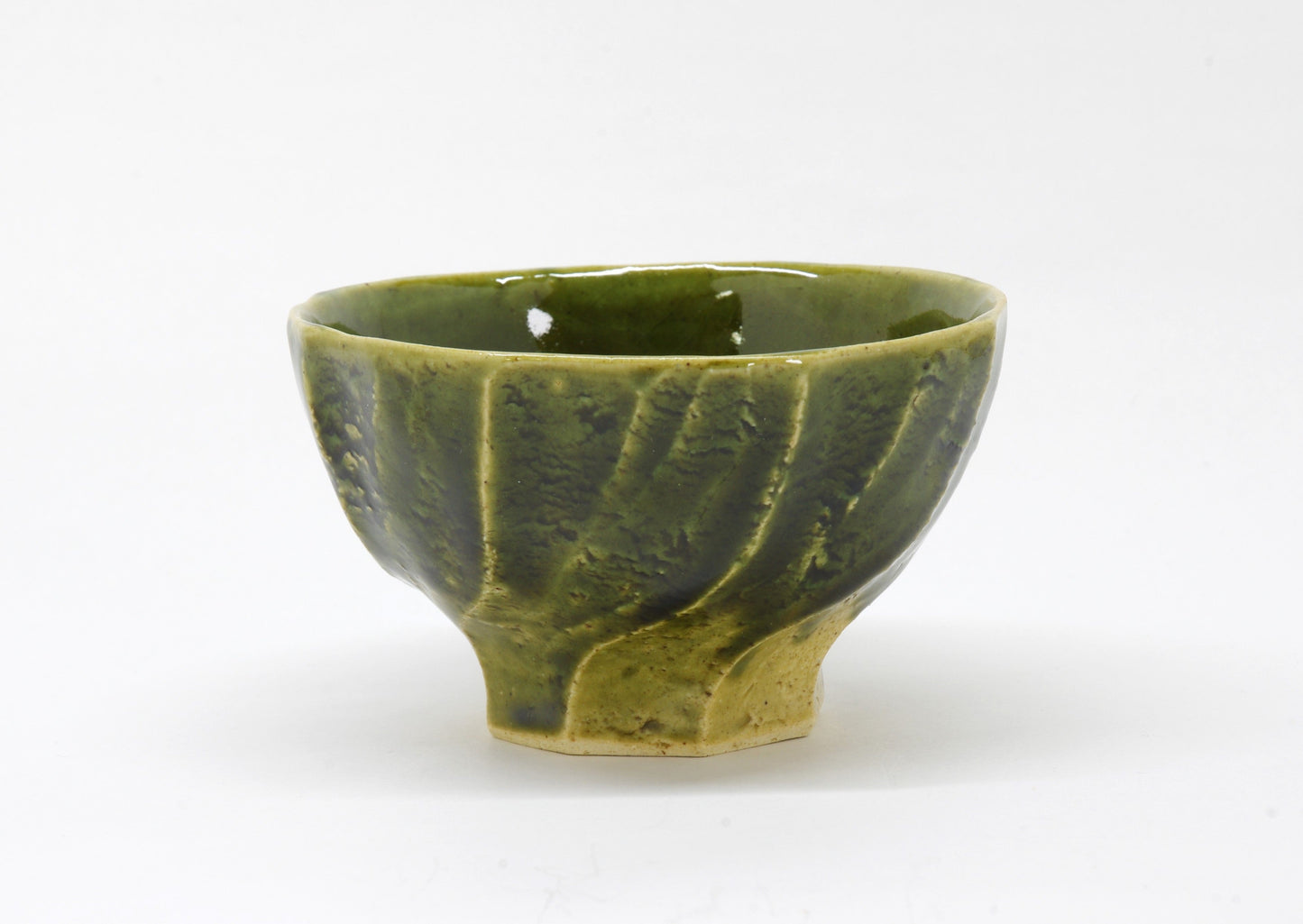 Earthenware Rice Bowl in Two Colors by Nobuya Yoshioka