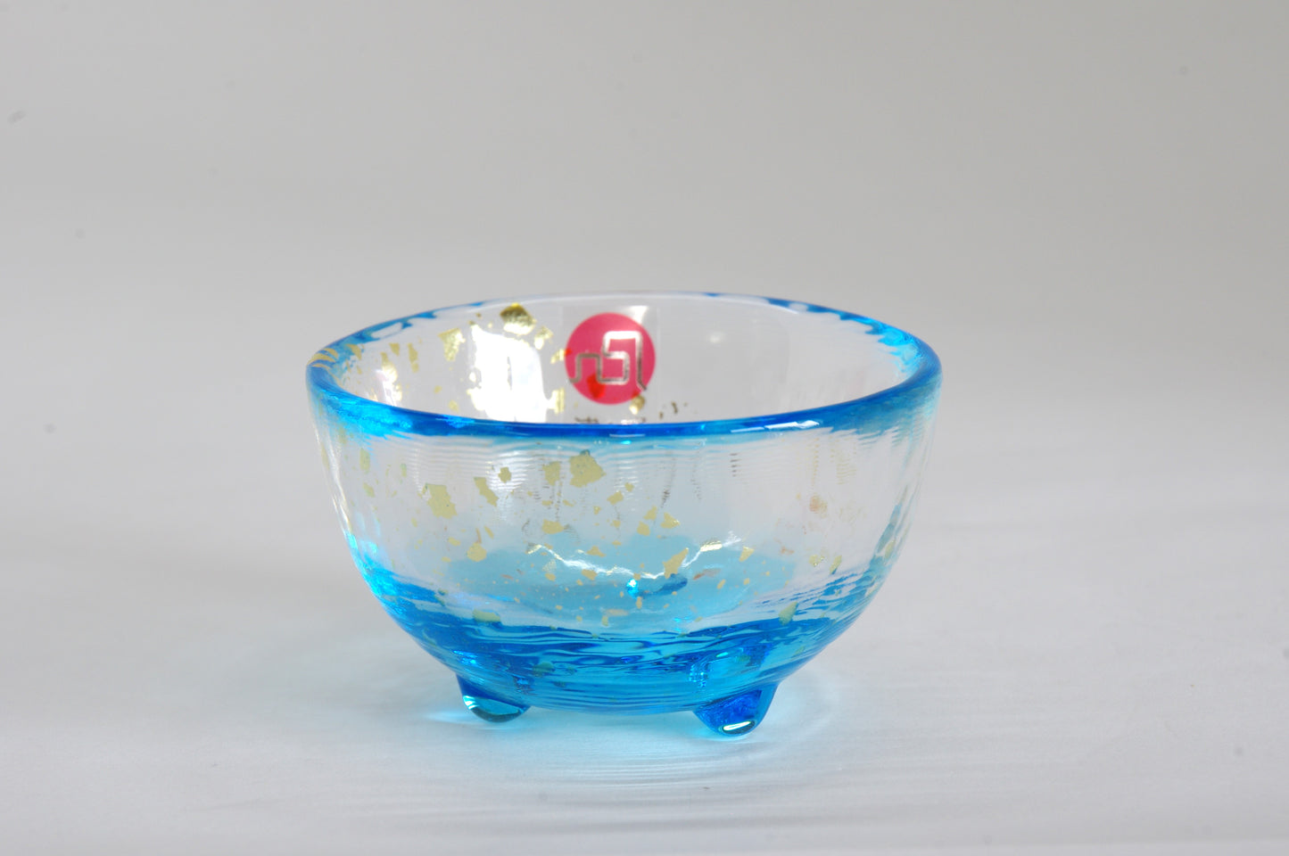 Glass Sake Cup in Five Colors in Tsugaru Vidro Style